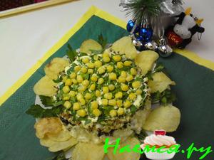 Салат нежный и очень вкусный