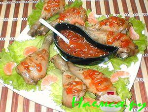 Куриные окорочка в маринаде