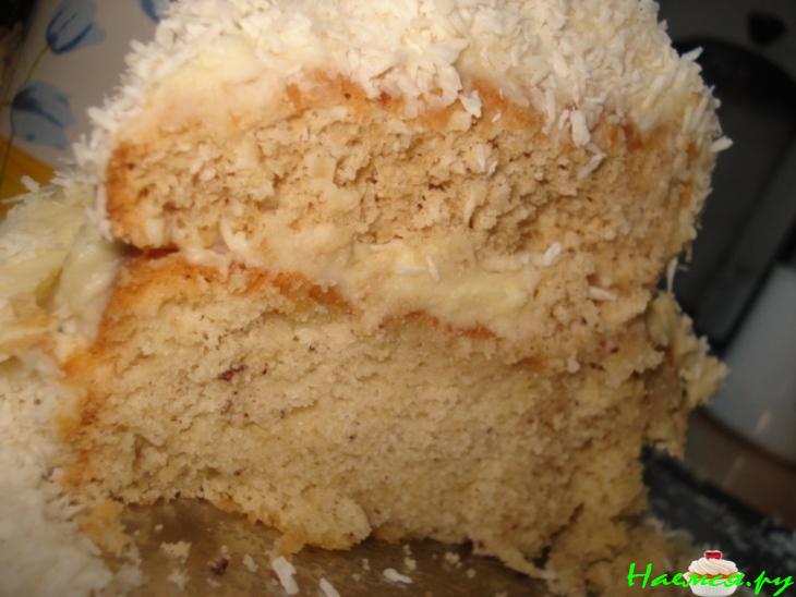 Торт "Снежная королева" (с посвящением моей доче и Мите - у них день варенья в сентябре!)