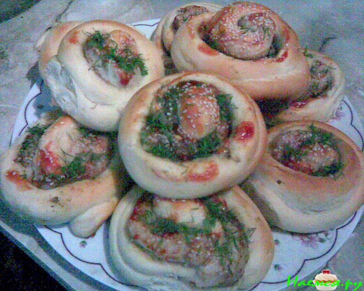 Рыбные спиральки (постные)