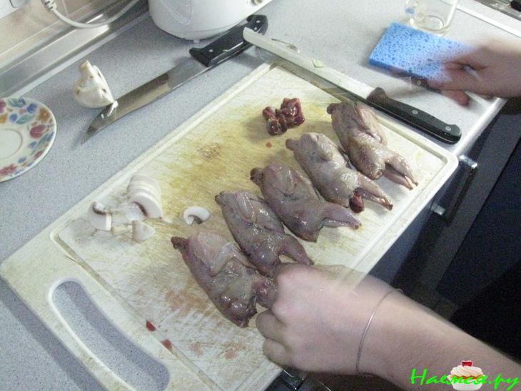 Перепела печеные