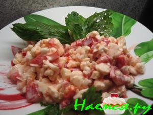 Салат "Цветная капуста" (по простому)