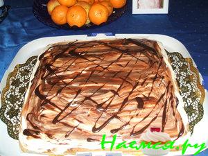 Пирог с шоколадом и вишней Пирог с шоколадом и вишней