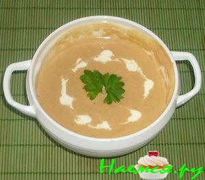 Суп из тыквы с грецкими орехами