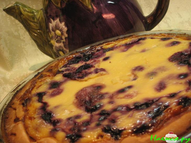 Пирог с черникой