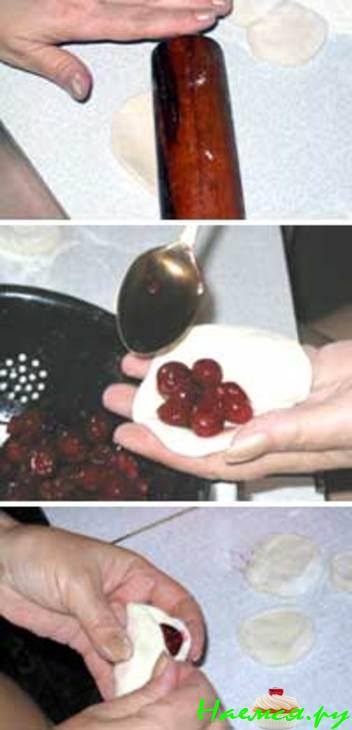 Вареники с вишней