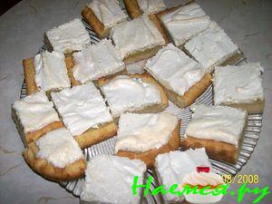 Лимонный пирог с белковым покрытием