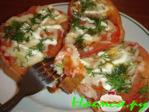 Горячие пикантные бутербродики