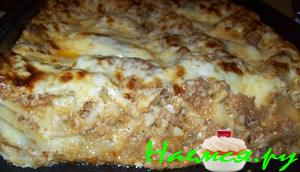 Лазанья "БОЛОНЬЕЗЕ" с пастой быстрого приготовления
