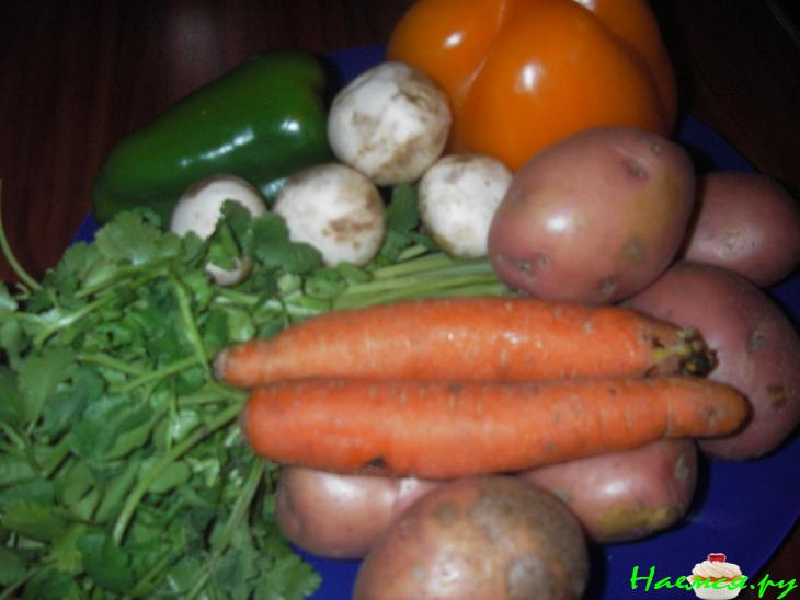 Рагу из баранины с фасолью и овощами Рагу из баранины с фасолью и овощами