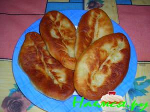 Жареные пирожки с картошкой и печёнкой