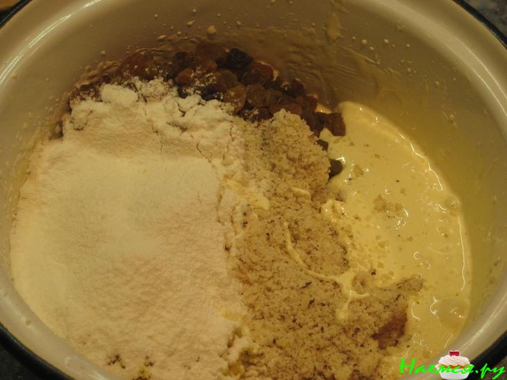 Морковный тортик с белковым кремом