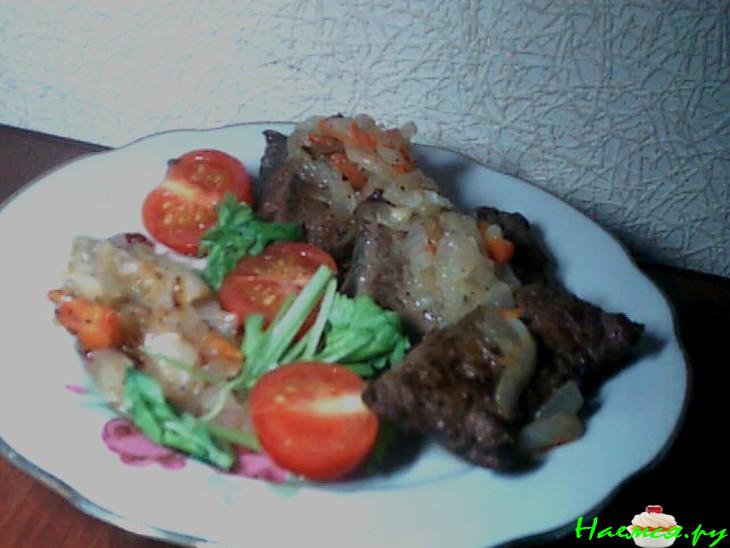 Говяжья печенка необычная