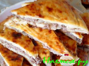 Пирог с мясной начинкой (вариант)