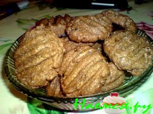 Шоколадное печенье с растворимым кофе