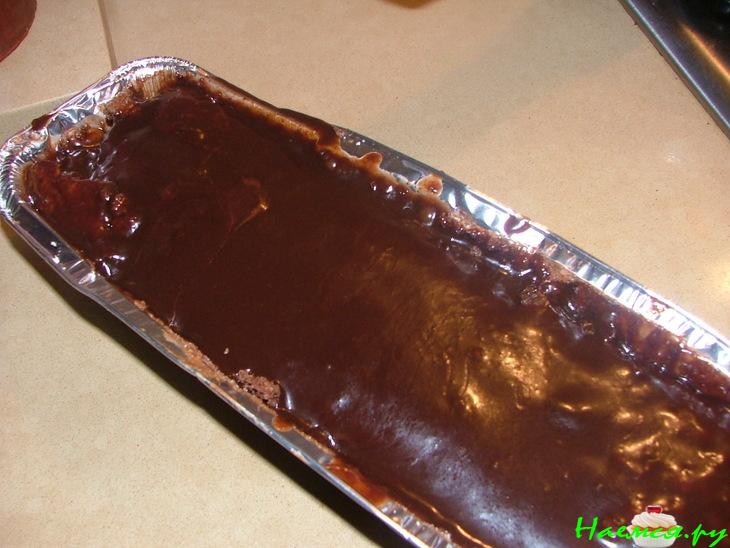 Шоколадно-лимонный торт без муки