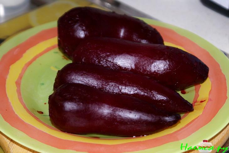 Свекла маринованная с вишней