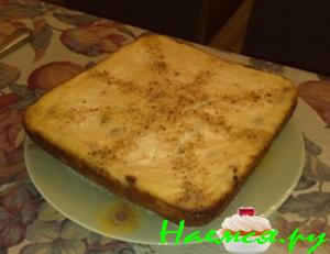 Творожная запеканка с барбарисом и изюмом