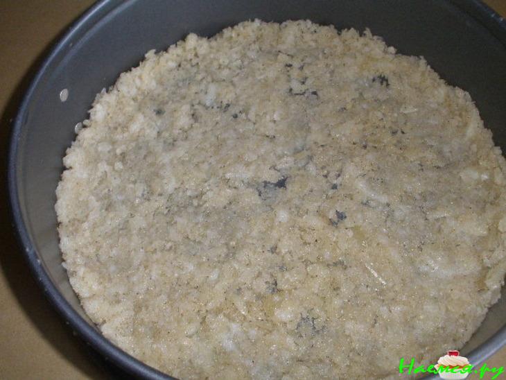 Сырно-лососевый пирог