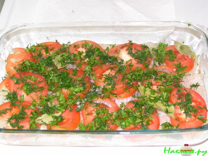 Нежная рыбка запеченная в сметане