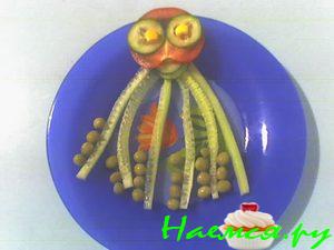 Украшение для салата «Осьминог»