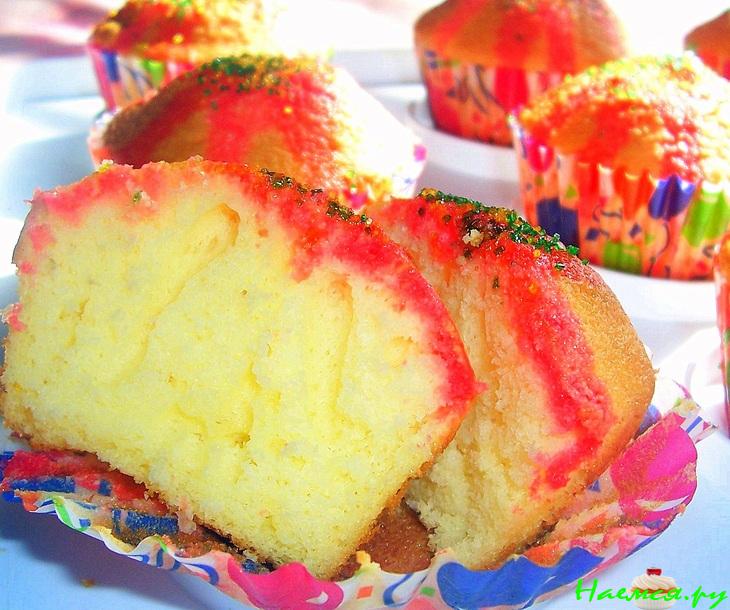 Рождественские маффины с желе