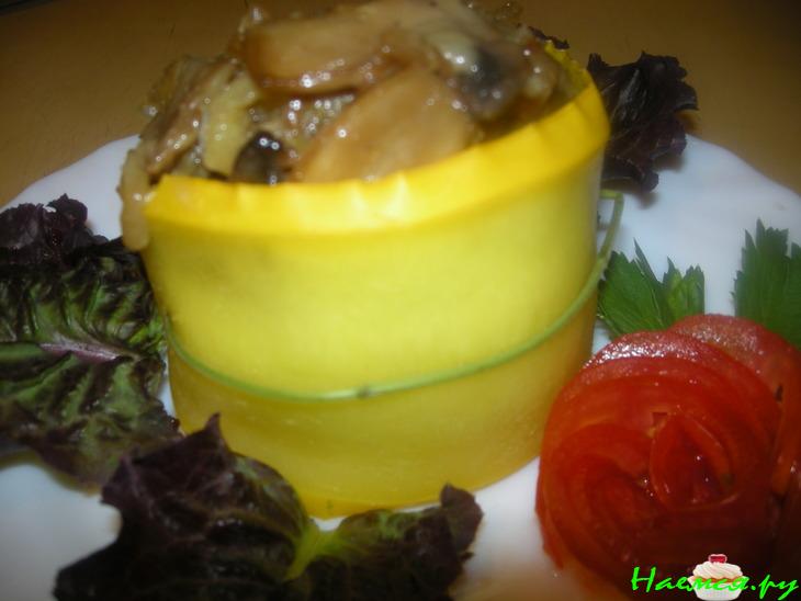 «Роллы» из кабачков