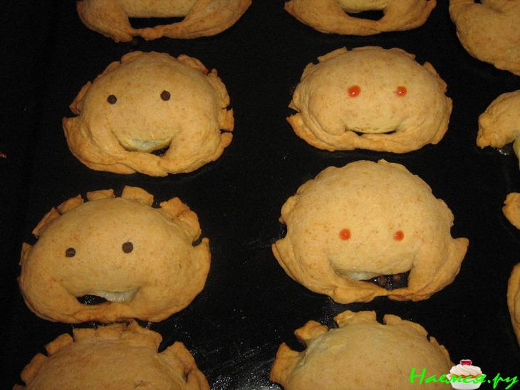 Пирожки «Крабики» и пирог "Краб" (Вариант начинки)