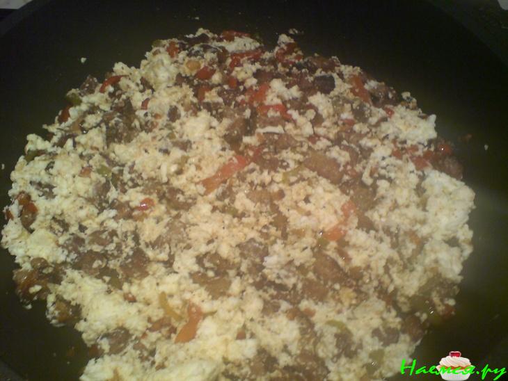 Свинина в тесте с сулугуни