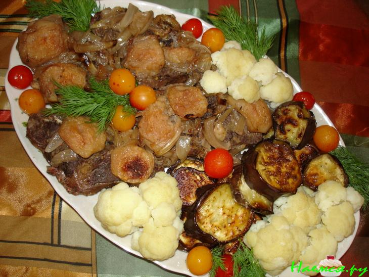 Седло барашка по-нормандски