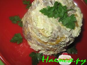 Салат "Фигаро" с языком Салат "Фигаро" с языком