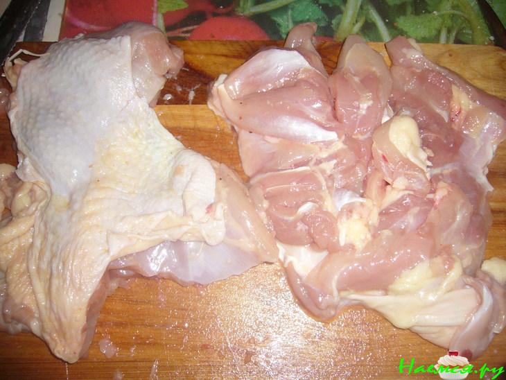 Окорочка, фаршированные сыром