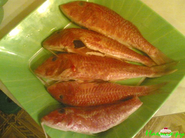 Барабулька в томатах