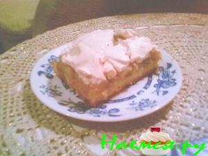 Яблочный пирог с безешной корочкой