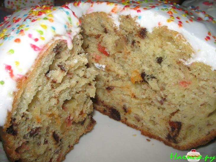 Кулич пасхальный на желтках