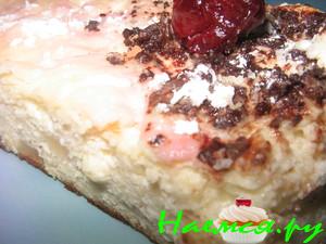 Запеканка творожная на йогурте