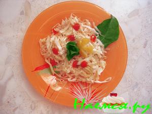 Салатик капустный кисло-острый