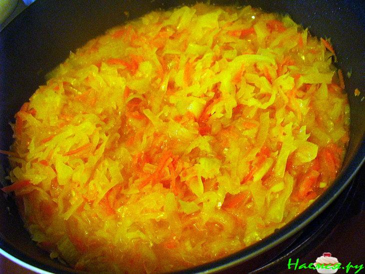 Щи из квашенной капусты(постные)