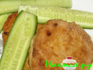 Куриные котлетки с кетчупом