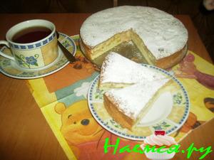 Шарлотка с яблоками и ванилькой Шарлотка с яблоками и ванилькой