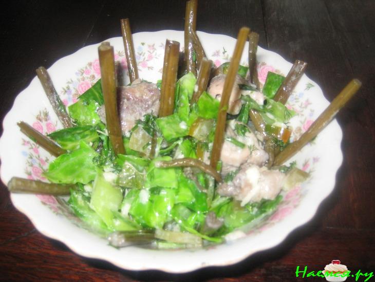 Русско-вьетнамский салат "Земля - Воздух"