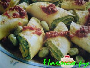 Макаронные рулетики Макаронные рулетики