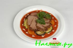 Эмминсе из телячьей вырезки