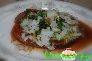 Семга с соевым соусом