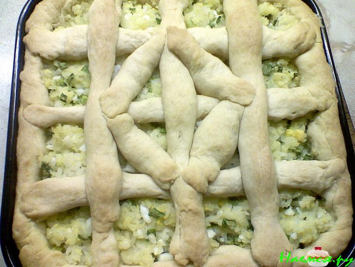 Пирог 'Зеленая полянка'