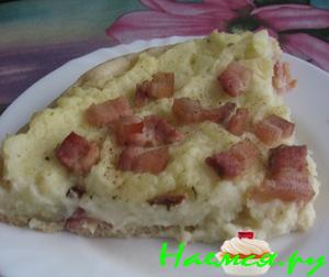 Домашний пирог с картофельной начинкой