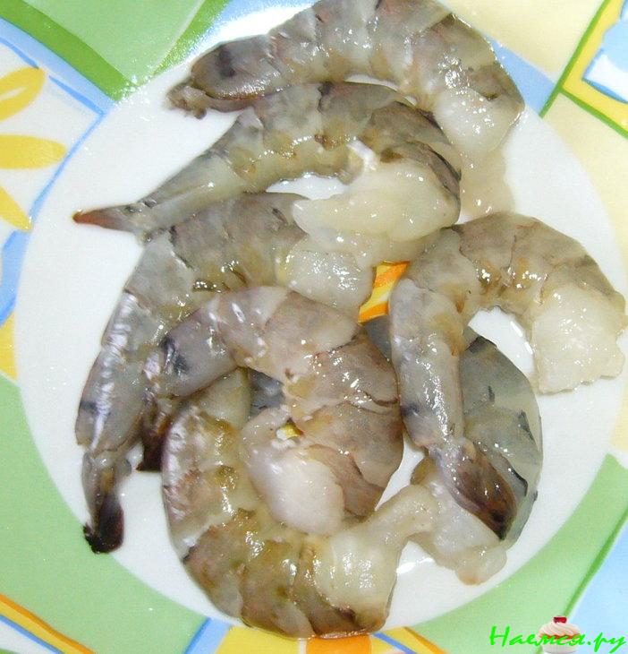 Голубцы с креветками