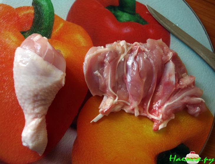 Мини-галантины из курицы