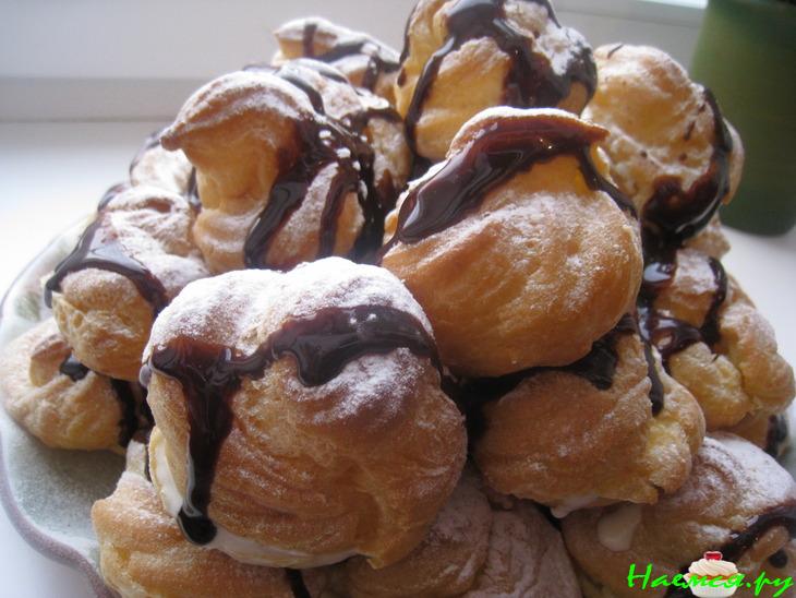 Пирожные "Профитроли" (один из вариантов) Пирожные "Профитроли" (один из вариантов)