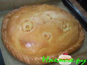 Пирог с форелью